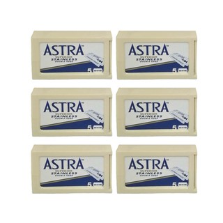 ภาพขนาดย่อของภาพหน้าปกสินค้าใบมีดโกน แอสตร้า2คม ASTRA 100% จากร้าน nawa8899 บน Shopee