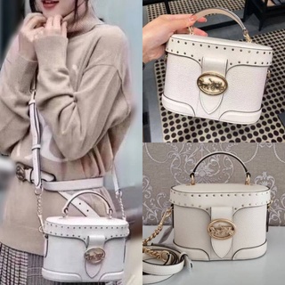 🎀 (สด-ผ่อน) กระเป๋าครอสบอดี้ COACH 5506 / Coach 5504 GEORGIE GEM CROSSBODY IN BLOCKED SIGNATURE CANVAS