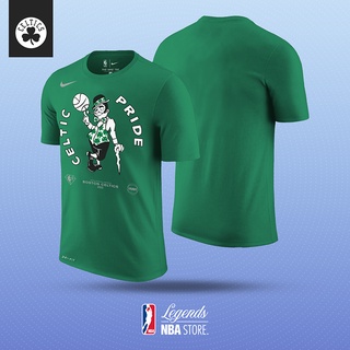 เสื้อยืดcalandfashionเสื้อยืด พิมพ์ลาย Boston CELTICS PRIDE NBA Playoffs Mantra 2022 สีเขียวS-5XL