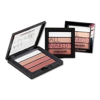 Sivanna All Naked Eyeshadow #HF589 : ซิวานน่า ออล เน็คเคต อายแชโดว์ พาเลท x 1 ชิ้น beautybakery