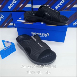 Aerosoft รองเท้าแตะสวม แอโร่ซอฟ พร้อมปุ่มนวด รุ่น 5103 พร้อมไซส์พิเศษ (งานกล่อง สินค้าพร้อมส่ง ของแท้ 100%)