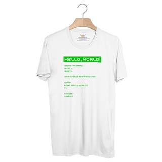 BP297 เสื้อยืด HELLO, WORLD! : ภาษา PHP