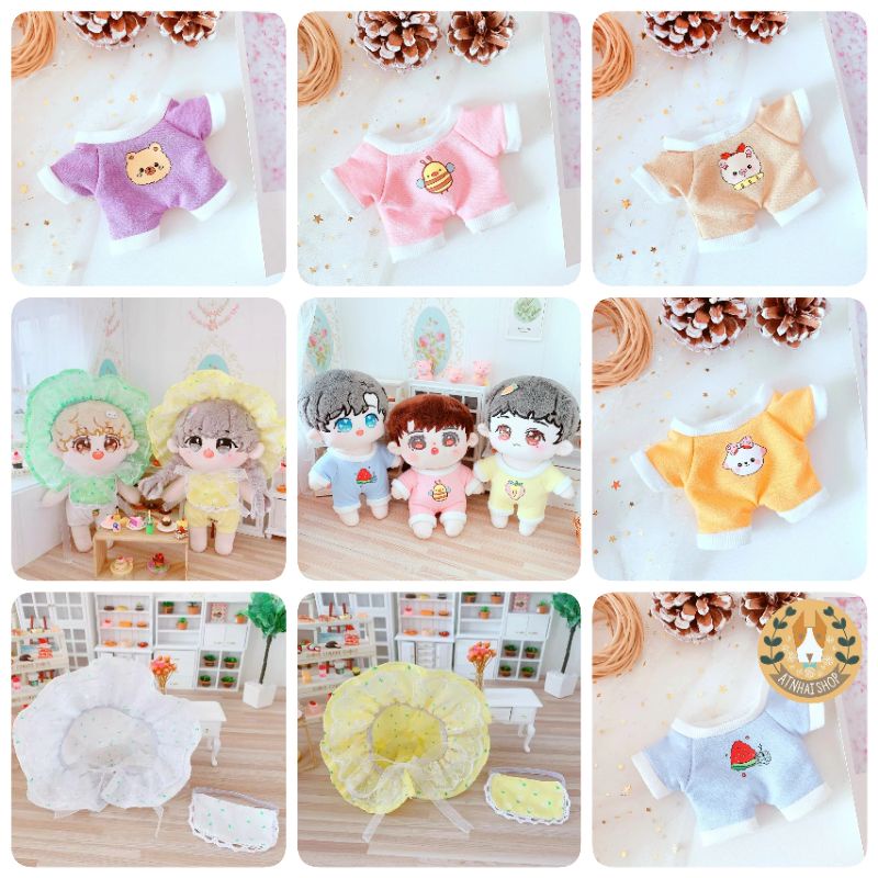 พร้อมส่ง-ชุดตุ๊กตา-20cm-ชุดเด็กน้อย-เด้กเร้ก-แนวเบบี้-baby