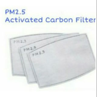 สินค้า 🌈ลิ้งค์งาน พร้อมส่ง ! แผ่นรึฟิล (filter) แผ่นคาร์บอนกรอง 5 ชั้น สำหรับใส่กับหน้ากากผ้า ป้องกันPM2.5