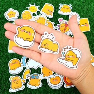 สติ๊กเกอร์ Gudetama ไข่ขี้เกียจ (ชิ้นเล็กๆ) ติดแน่น กันน้ำ ติดเคสมือถือ น่ารักๆ (40 ชิ้น) sticker