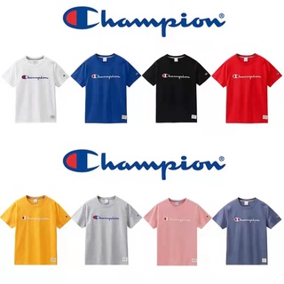 🚛 พร้อมส่ง เสื้อยืดCHAMPION เสื้อยืด รุ่นT-SHIRT Unisex เสื้อยืดพิมพ์ลาย ของแท้💯%