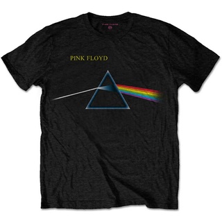 เสื้อยืด ลาย Pink Floyd Dark Side Of The Moon Flipped สีดํา