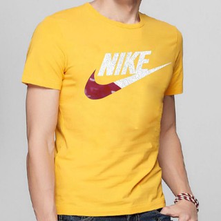 เสือยืดผู้ชาย - เสื้อยืดคอกลมผู้ชาย Nike เสื้อยืดคอกลม 100% ผ้าฝ้าย NIKE เสื้อยืดคอโอคอสปอร์ต Unise