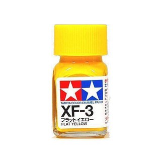 สีทามิย่าสูตรอีนาเมล Enamel XF3 Flat Yellow 10ml