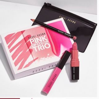 bobbi brown pink lip trio