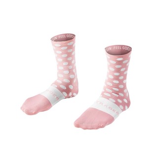 ถุงเท้า Bontrager Race Crew Cycling Sock สี Pink Frosting