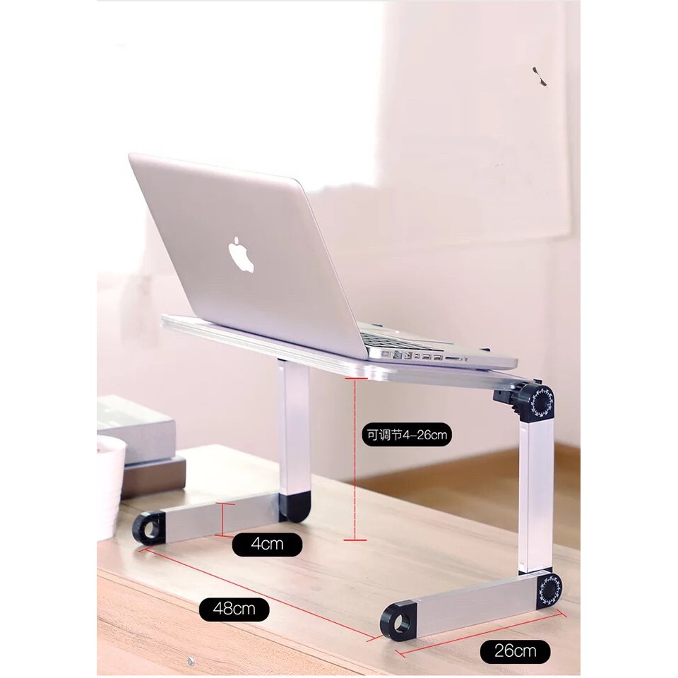 ขาตั้งโน๊ตบุ๊คอลูมิเนียมแบบพับได้