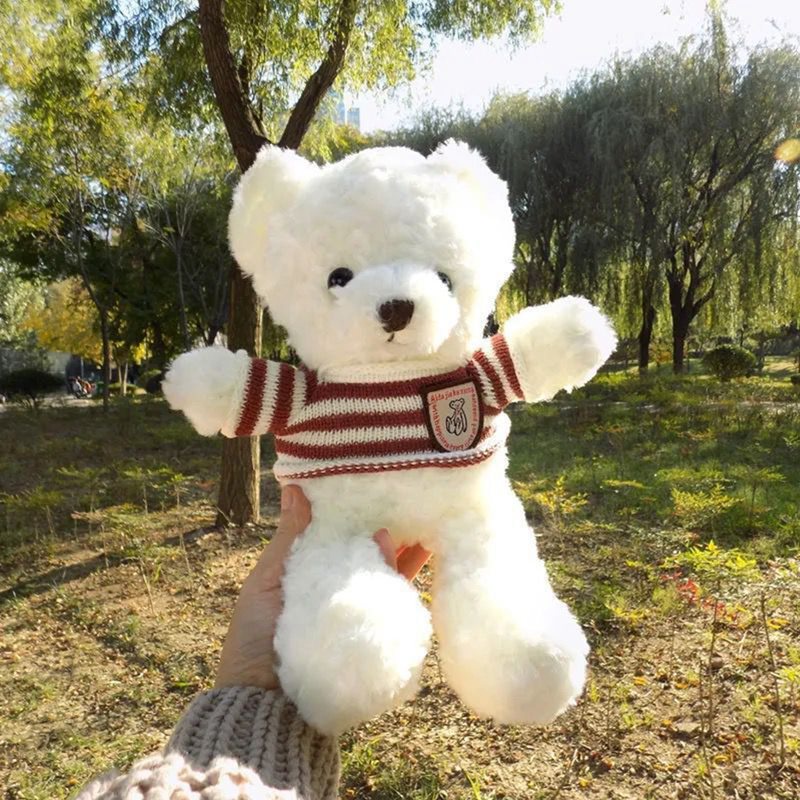 ภาพหน้าปกสินค้าตุ๊กตาหมีเท็ดดี้น่ารัก ขนาด 30 ซม. ของเล่นสําหรับเด็กผู้หญิง เหมาะกับวันวาเลนไทน์ คริสต์มาส จากร้าน yisibaide.th บน Shopee