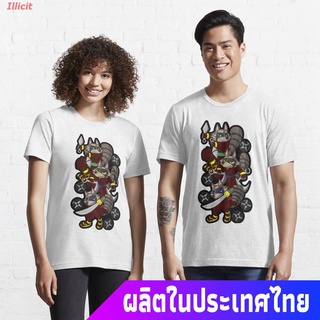 เสื้อยืดยอดนิยม Raccon Shinobi Essential T-Shirt Popular T-shirts