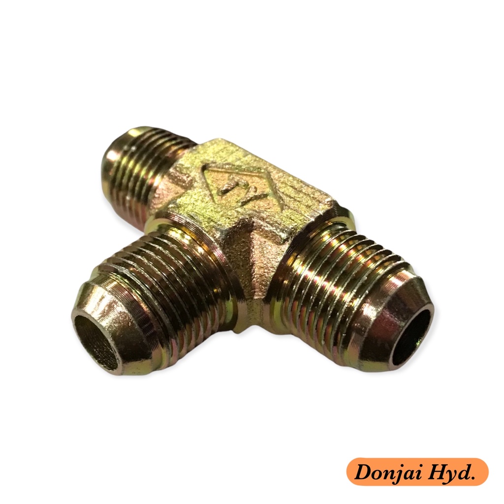 ข้อต่อไฮดรอลิค-hydraulic-union-tee-เกลียว-th-x-th-x-th-ข้อต่อสามทาง-เกลียวนอก-jic-37-x-jic-37-x-jic-37-250-bar