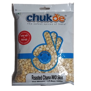 Chukde Roasted Channa Without Skin (Split) 500g