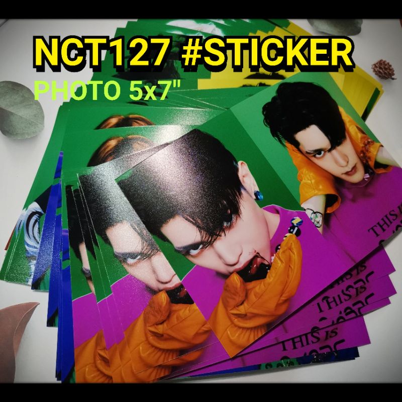 ภาพหน้าปกสินค้า127 - sticker รูป 5x7 นิ้ว kpop