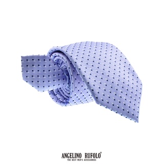 ANGELINO RUFOLO Necktie(NTS-จุด025) เนคไทผ้าไหมทออิตาลี่คุณภาพเยี่ยม ดีไซน์ Dot เลือดหมู/ชมพู/ฟ้า/ม่วง/เทา/กรม/น้ำตาล