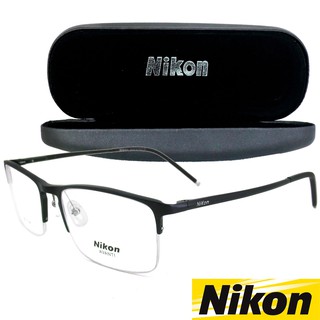 Nikon แว่นตา รุ่น GF 517 C-1 สีดำเคลือบเงา ทรงสปอร์ต วัสดุ สเตนเลสสตีล Stainless Steel