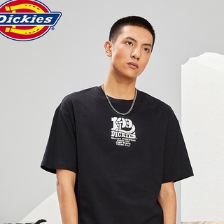เสื้อยืดลําลอง ผ้าฝ้าย พิมพ์ลายโลโก้ Dickies สวมใส่สบาย เหมาะกับฤดูใบไม้ผลิ และฤดูร้อน สําหรับผู้ชายยืด.สบาย.รัก