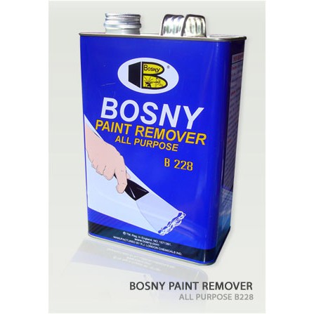 ภาพหน้าปกสินค้าBosny น้ำยาลอกสี  ( ขนาด 1/4 แกลลอน 0.946 ลิตร)