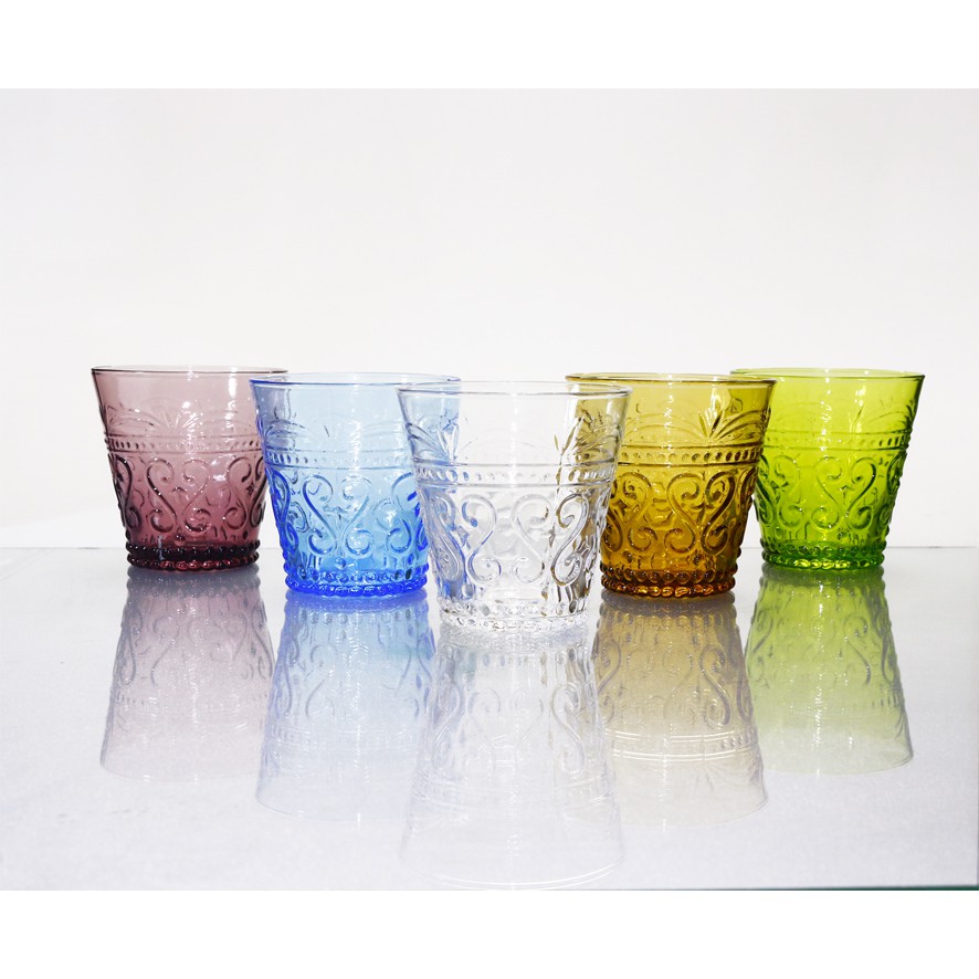 แก้วน้ำ-แก้ว-แก้วสี-แก้วสวย-แก้วคอกเทล-แก้วน้ำวินเทจ-แก้วน้ำ-8-ออนซ์-240-ml