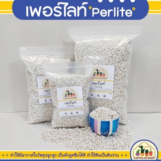 เพอร์ไลท์ Perlite วัสดุปลูก คุณภาพสูง ใช้ผสมดินปลูก แคคตัส กระบองเพชร ไม้ดอกไม้ประดับ และต้นไม้ทุกชนิด พร้อมส่ง