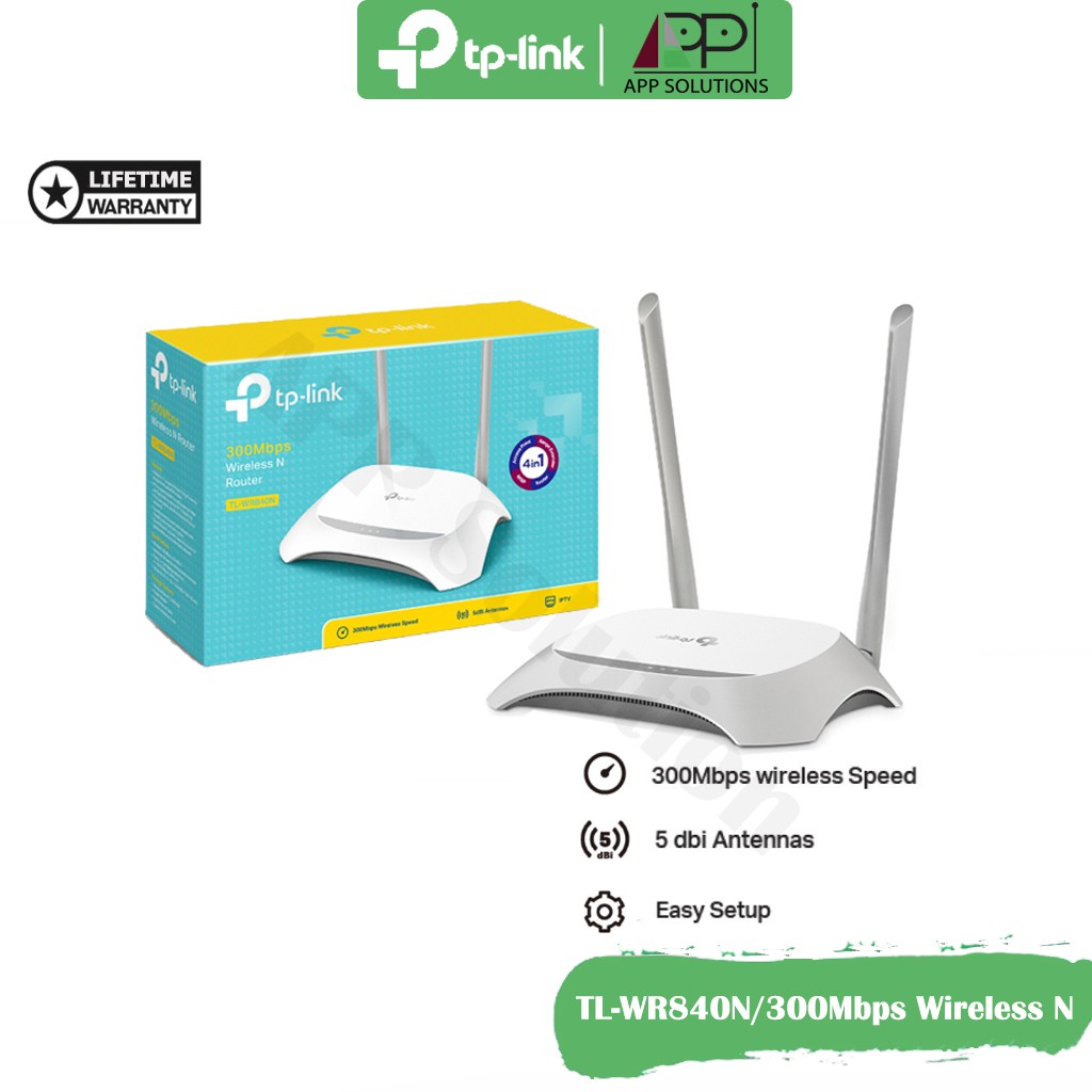 sale-tp-link-router-wireless-n300mbps-รุ่นtl-wr840n-ประกันlifetime