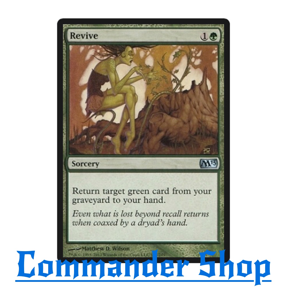 Revive (Sorcery) Green Mv2 Return การ์ดเกม Magic The Gathering (MTG ...