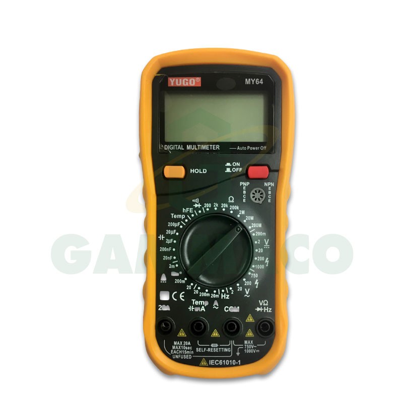 มัลติมิเตอร์ดิจิตอล YUGO MY64 / Digital Multimeter YUGO MY64 [6017362