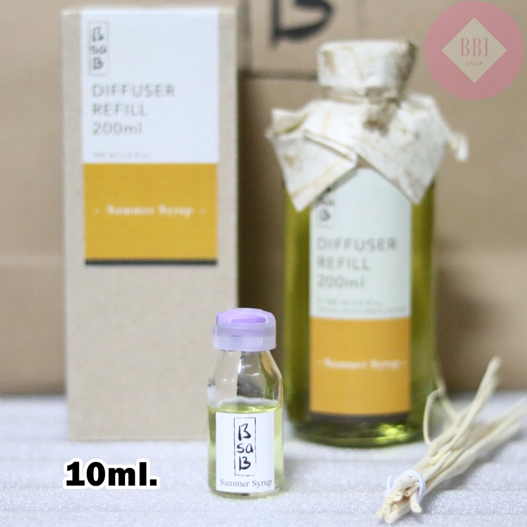 Diffuser ก้านไม้หอมแบ่งขาย BsaB(บีซาบี) แท้100% ขนาด 10ml./15ml. /50ml ...