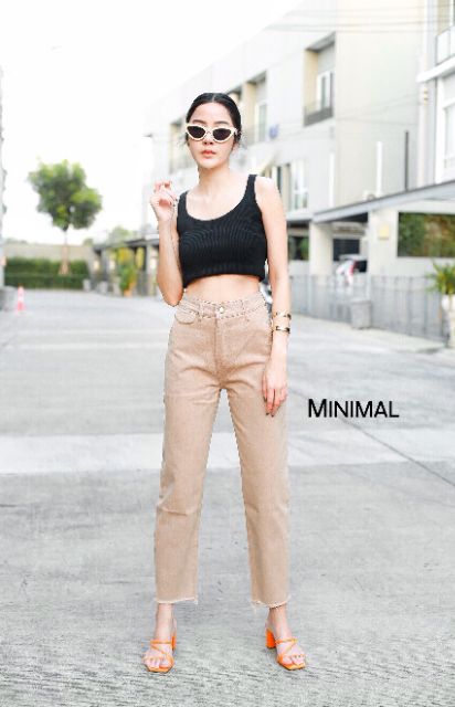 minimal-7675ยีนส์บอยสีคาราเมล-มีs-l