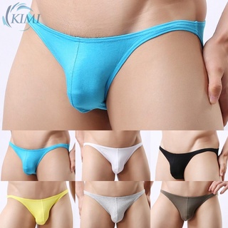 ภาพขนาดย่อของภาพหน้าปกสินค้าKIMI-Briefs Shorts Triangle Underpants Underwear Bikini Breathable Mens Panties จากร้าน kimidress.th บน Shopee ภาพที่ 1