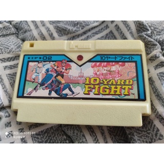 ตลับแท้ 10 yards fight  Famicom จากญี่ปุ่น สภาพดี เปิดติด เล่นได้ เอาไปสะสม เกมส์ กีฬาแห่งยุค