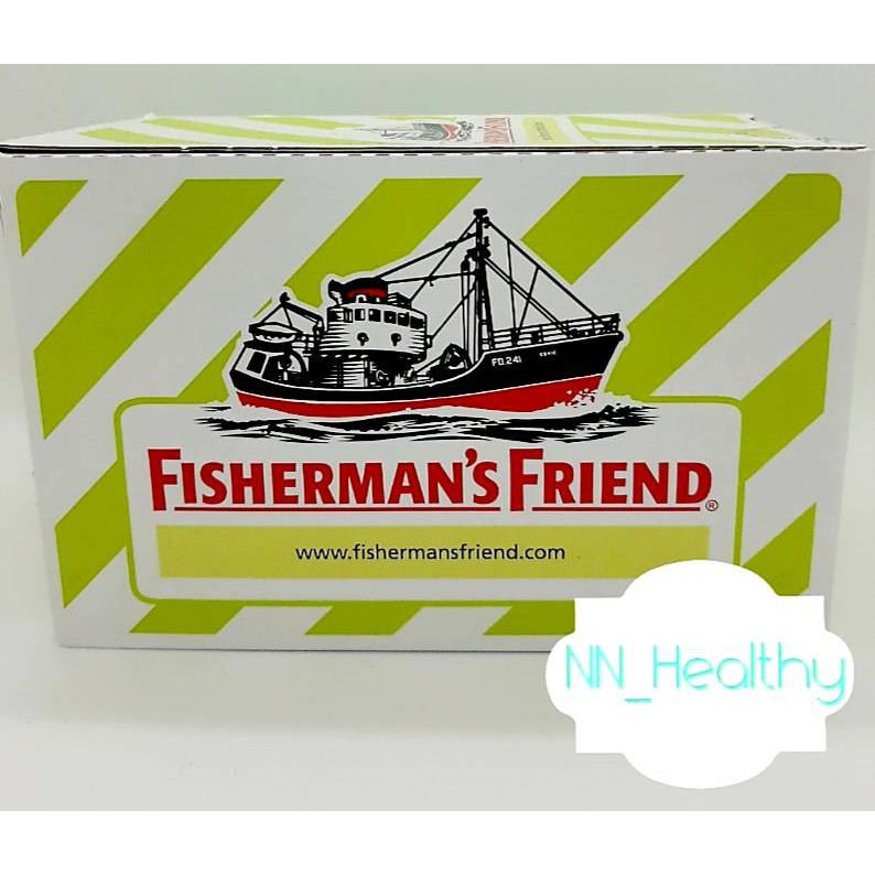 fishermans-friend-sugar-free-citrus-ฟิชเชอร์แมนส์-เฟรนด์-ชูการ์ฟรี-กลิ่นซิตรัส-สีเขียวอ่อน-ขาว-25-กรัม-24-ซอง