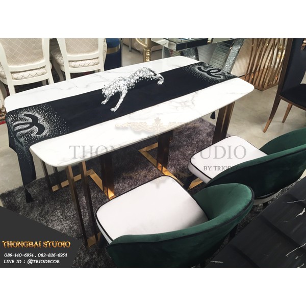 ชุดโต๊ะอาหาร-luxury-ท็อปหิน-4ที่นั่ง-รุ่น-aricia-i-อริเซีย-1