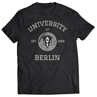 เสื้อยืดโอเวอร์ไซส์เสื้อยืดลําลอง พิมพ์ลาย Berlin University Berlin Gery Souvenir Hauptstadt เข้ากับทุกการแต่งกาย สําหรั