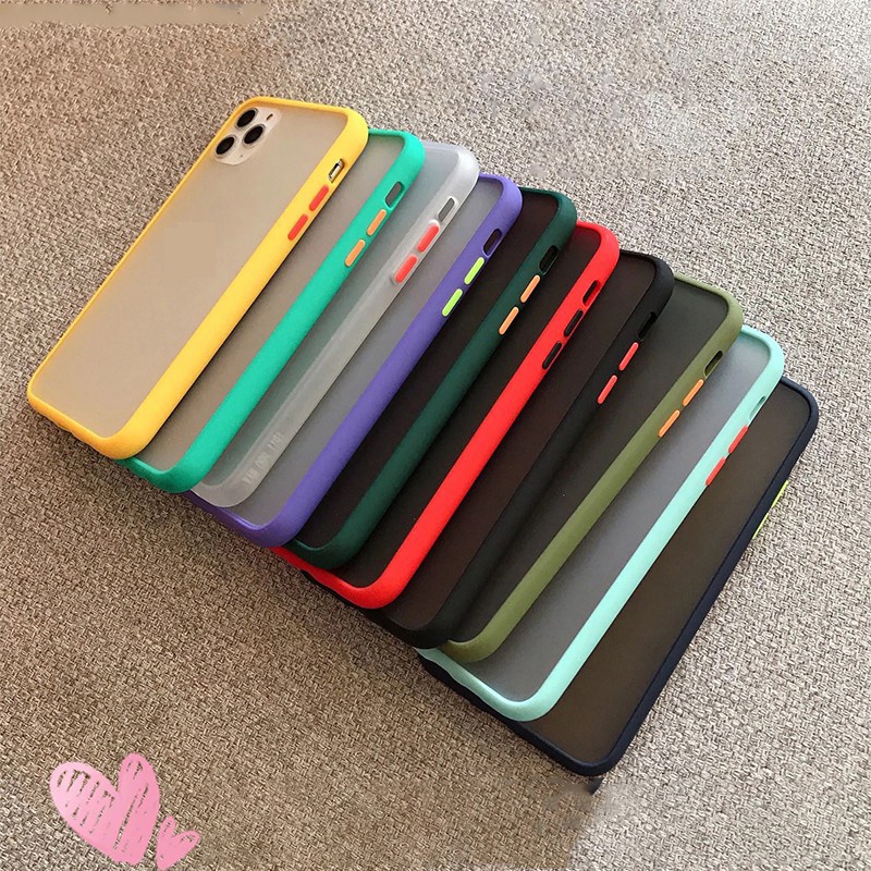 ภาพหน้าปกสินค้าราคาถุก เคสvivo ขอบสีหลังขุ่น ผิวด้านกันกระแทก Y30/Y50/V15PRO/V17PRO/S1PRO/V19/Y15S/Y15A/V23e