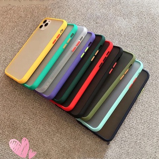 ภาพขนาดย่อของสินค้าเคสขอบสี เคส Vivo Y30/Y50/V15PRO/V17PRO/S1PRO/V19/Y15S/Y15A/V23e เคสวีโว่ กันกระแทก