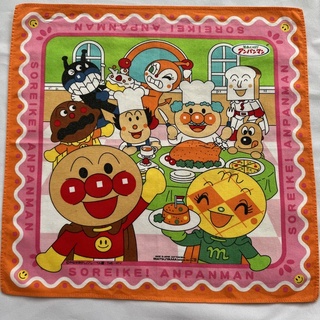 Anpanman ผ้าเช็ดหน้าอันปังแมน ญี่ปุ่น