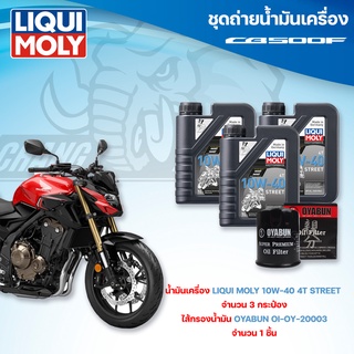 ชุดถ่ายน้ำมันเครื่องสำหรับรถ HONDA CB500F