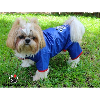 Pet clothes -Doggydolly เสื้อผ้าแฟชั่น เสื้อผ้าสัตว์เลี้ยง เสื้อผ้าสุนัข เสื้อกันฝน Raincoat DR058