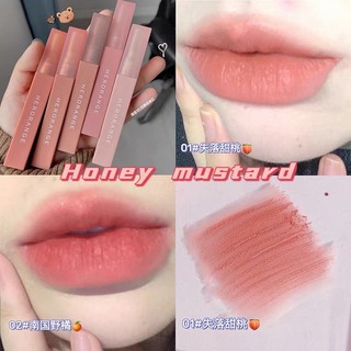 ภาพขนาดย่อของสินค้าพร้อมส่ง herorange Lipstick ลิปกลอส เนื้อแมต์ ติดทนนาน กันน้ำ 6สี