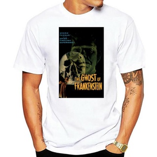 เสื้อยืด พิมพ์ลายภาพยนตร์ The Ghost Of Frankenstein 3 มิติ สไตล์สตรีท สีดํา สีขาว สําหรับผู้หญิงสามารถปรับแต่งได้