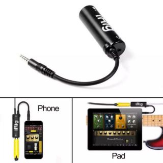 สำหรับ IRig โทรศัพท์มือถือเอฟเฟคกีตาร์ Move กีตาร์ เปลี่ยนกีต้าร์ใหม่โทรศัพท์กีตาร์ตัวแปลงกีต้า