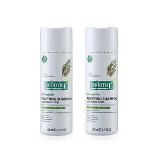 ﻿แชมพู ยาสระผม สมูท อี Smooth e purifying shampoo for sensitive scalp 250 มล x 2 ขวด