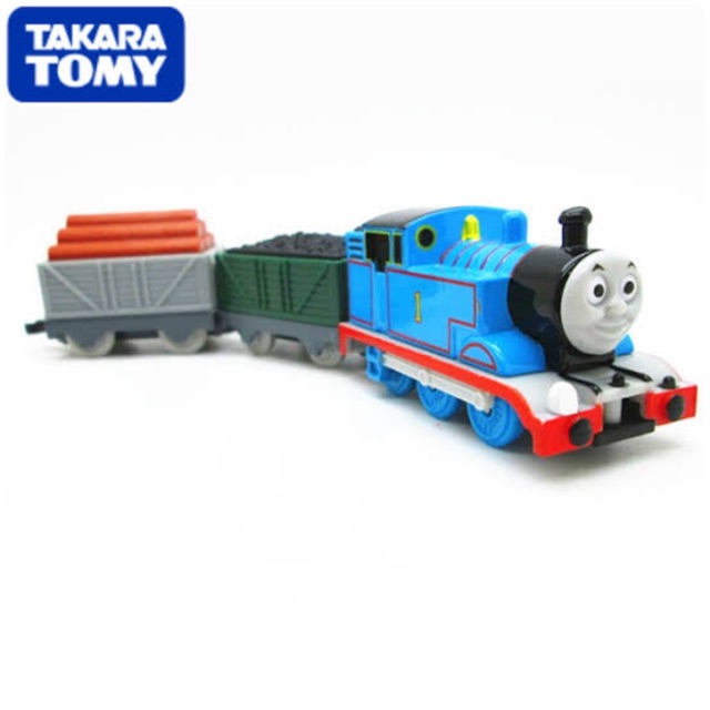 แท้-100-จากญี่ปุ่น-โมเดล-รถไฟ-โทมัส-แอนด์เฟรนด์takara-tomy-thomas-amp-friends-tomica-motors-no-126-thomas-the-tank-engine