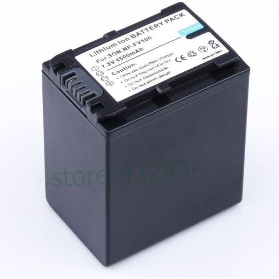 Pin NP-FV100 cho máy quay Sony NP-FV100 và Sony DCR-SR15, SR21, SR68, SR88, HXR | Việt Nam