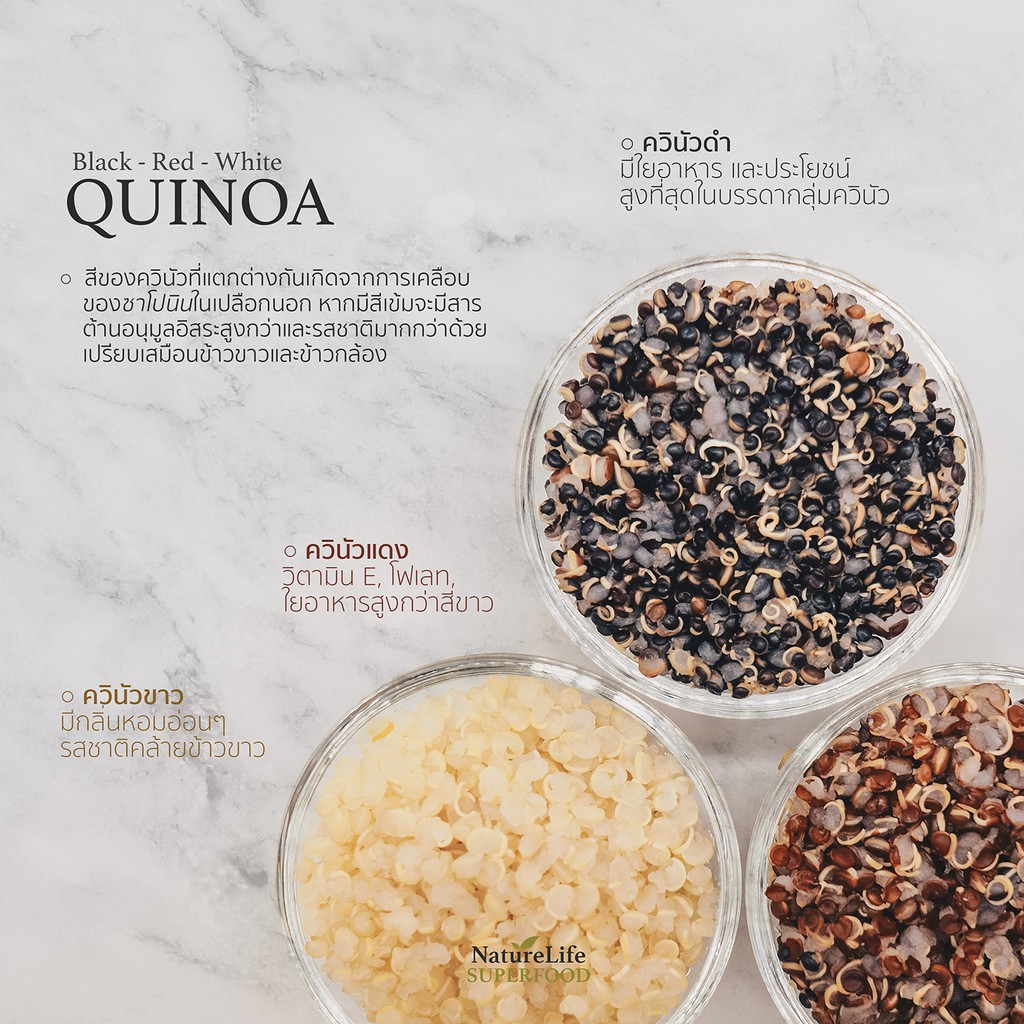 ภาพหน้าปกสินค้าImported Mixed Quinoa  ควินัวมิกซ์ น้ำหนักสุทธิ 100 กรัม จากร้าน TH_75435220 บน Shopee