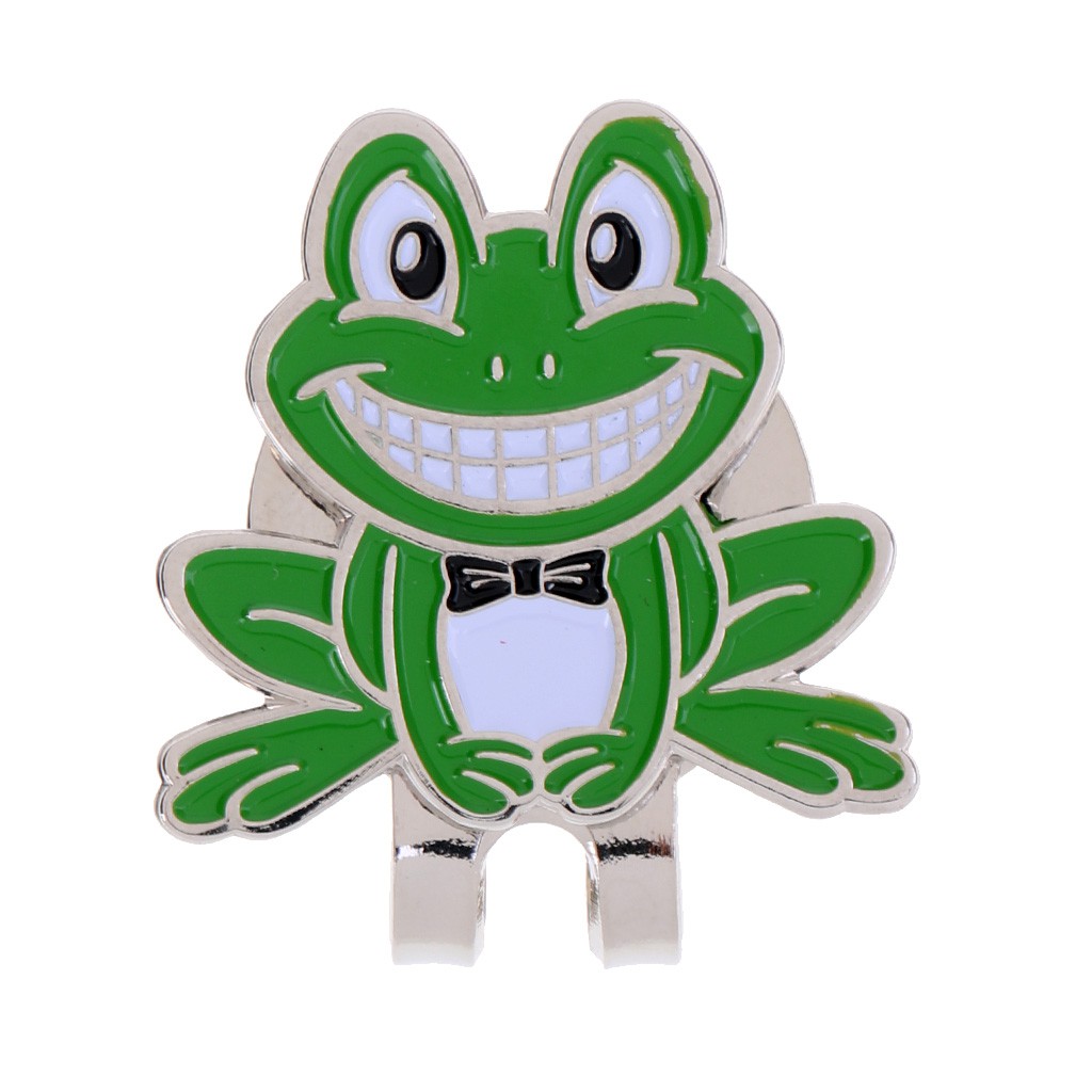 ภาพหน้าปกสินค้าKOKIYA Funny Frog Pattern Alloy Golf Ball Marker with Magnetic Hat Clip Golfer Gift จากร้าน kokiya2.th บน Shopee